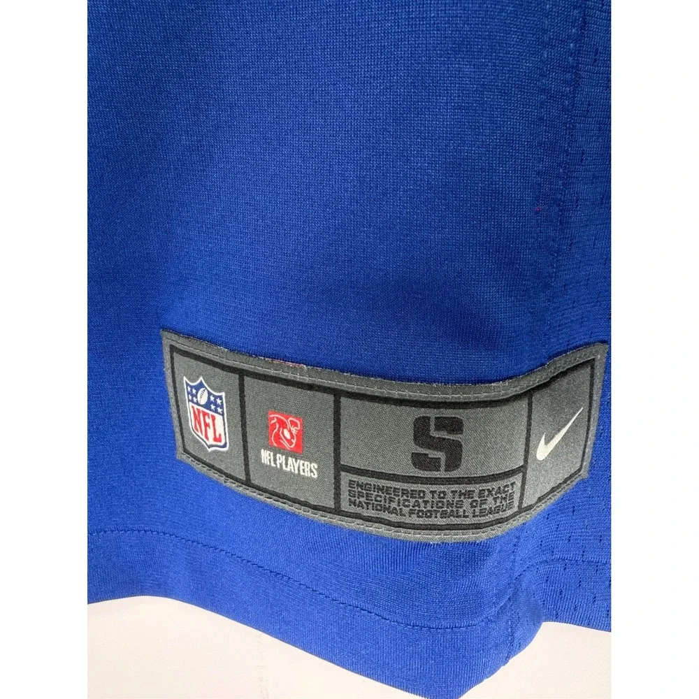 Nike NFL New York Giants #26  Saquon Barkley Blue Jersey Mens Small (M19)